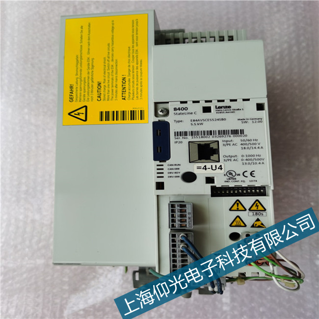 倫茨8400變頻器上電沒反應維修收費低