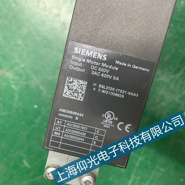 淄博西門子6SN1123-1AA00-0JA0 驅動器F31111內部錯誤怎么維修